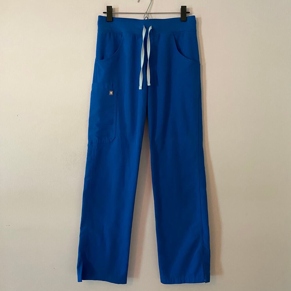 FIGS Royal Blue Kade Straight Leg Scrub Pants Uniform Nurse Doctor Women size XS - Picture 1 of 8